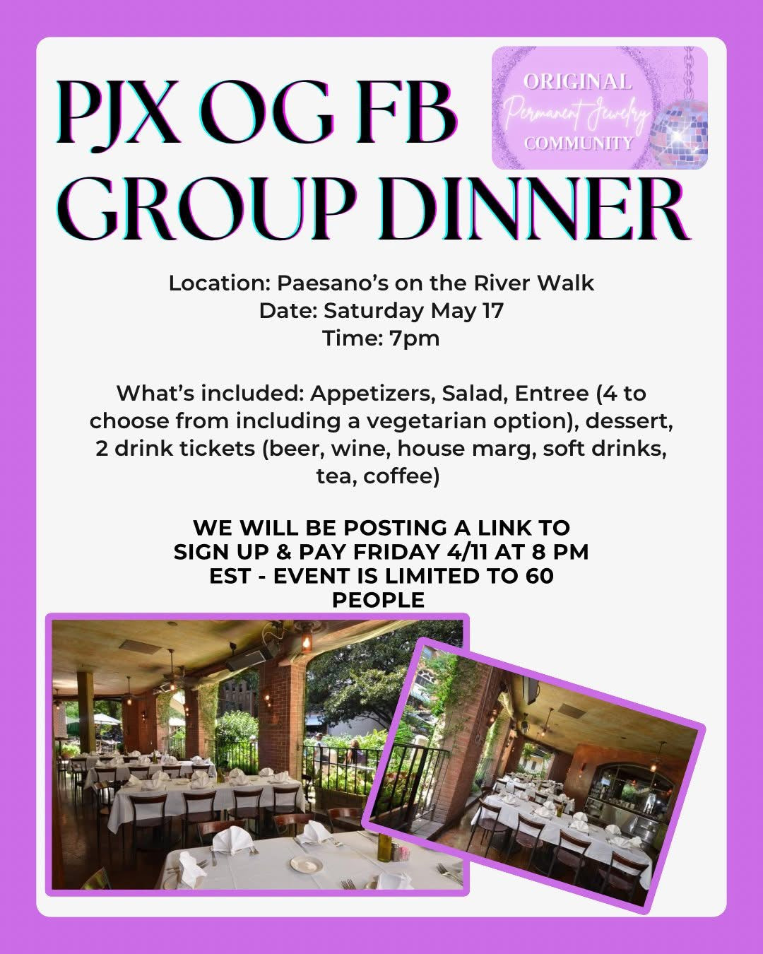 OPJC PJX Dinner