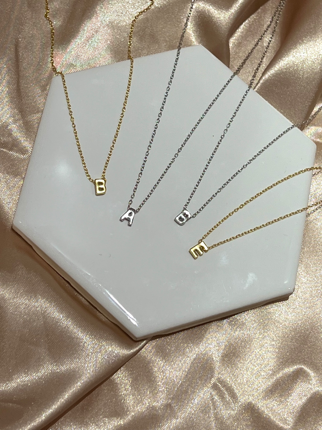 Elle Dainty Initial Necklace