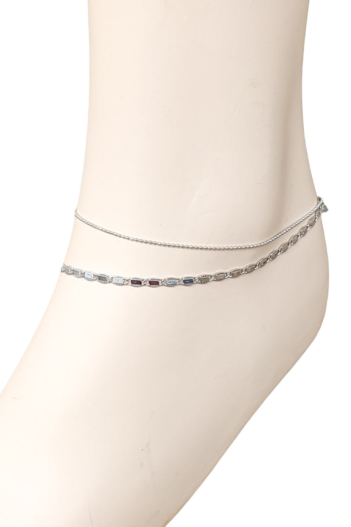 Erica Layered Anklet