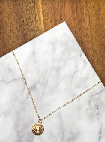 Elias Eye Coin Necklace