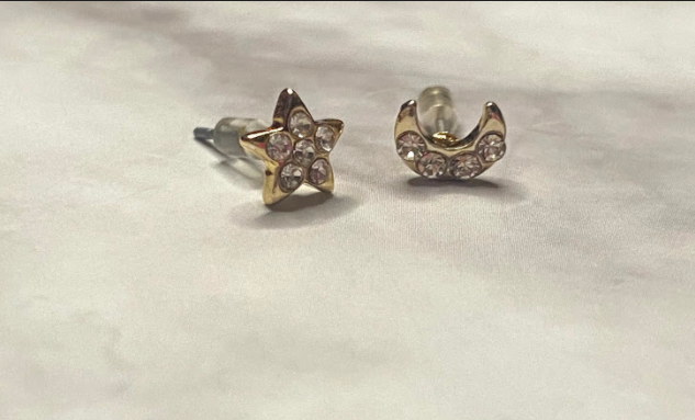 Over the Moon and Stars Studs