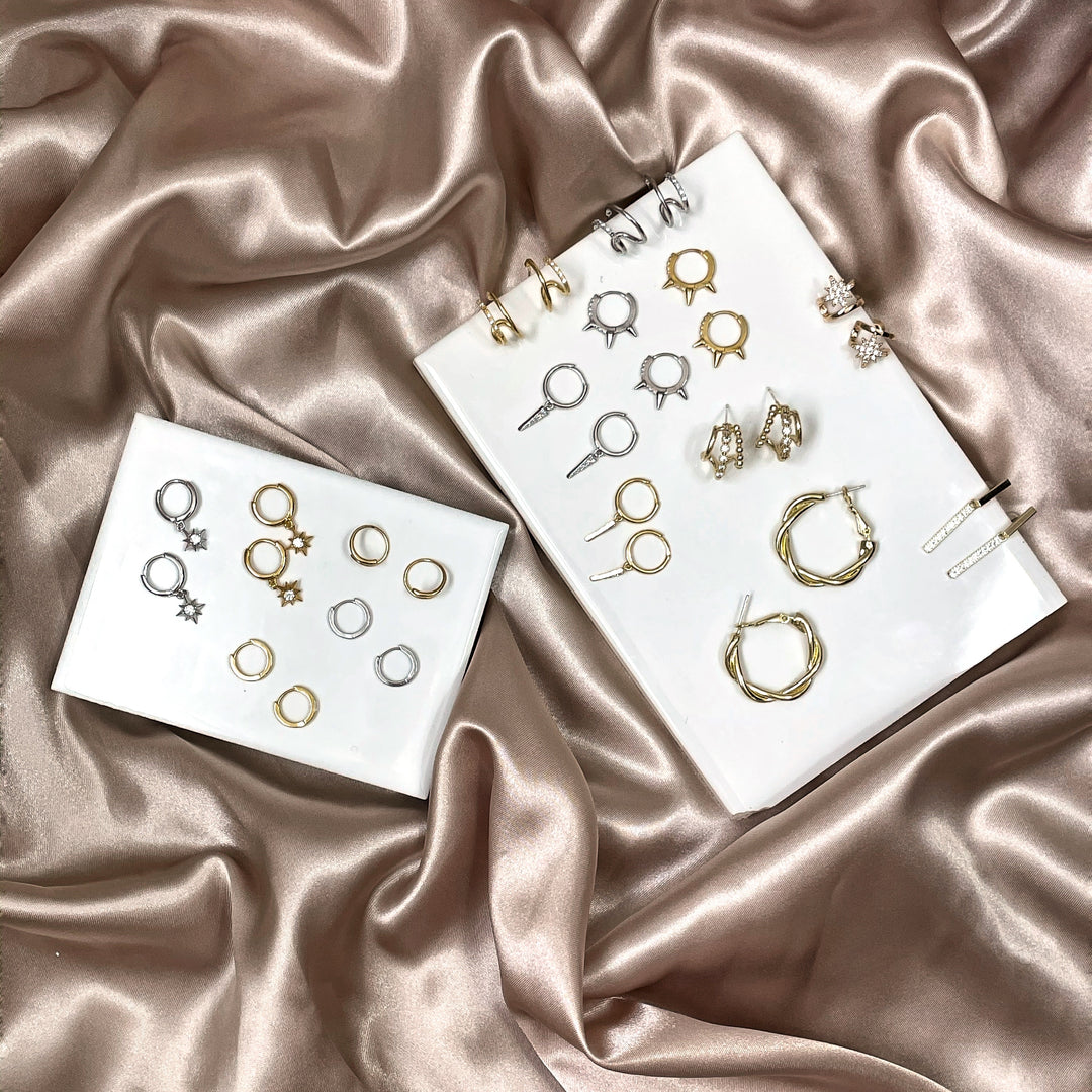 Talia Twist Huggie Hoop
