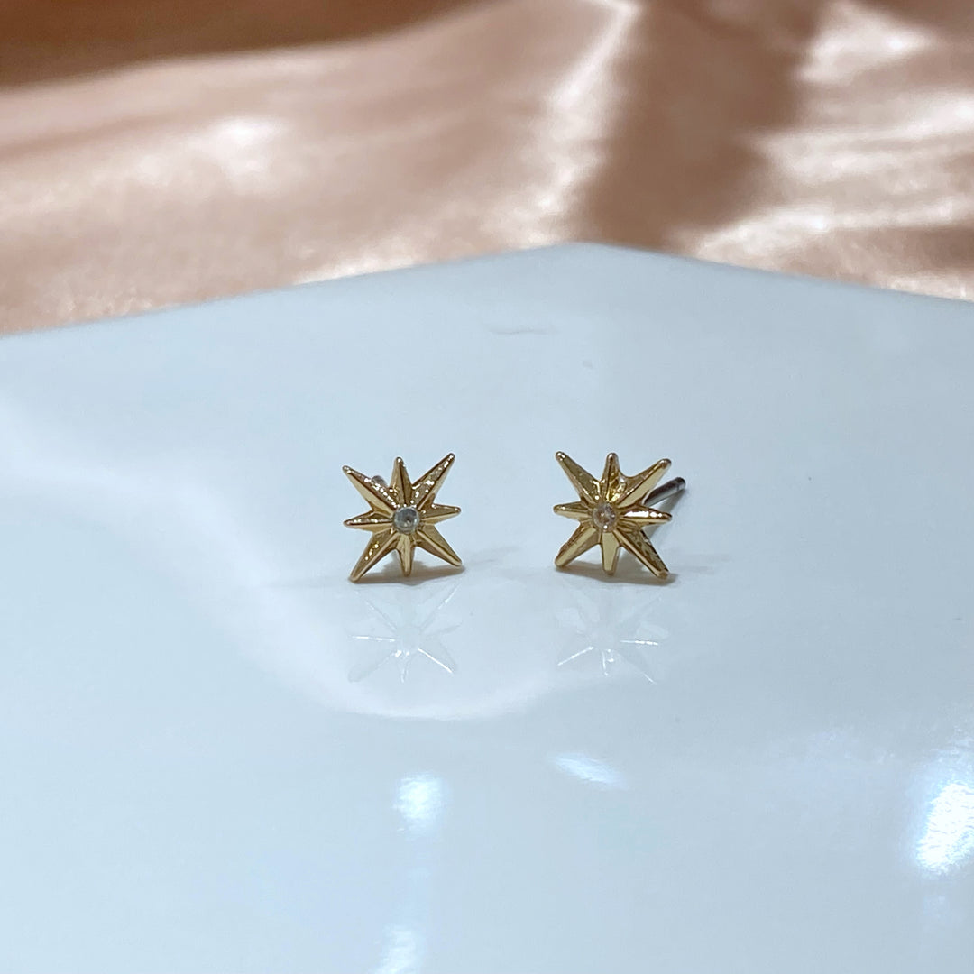 North Star Crystal Stud