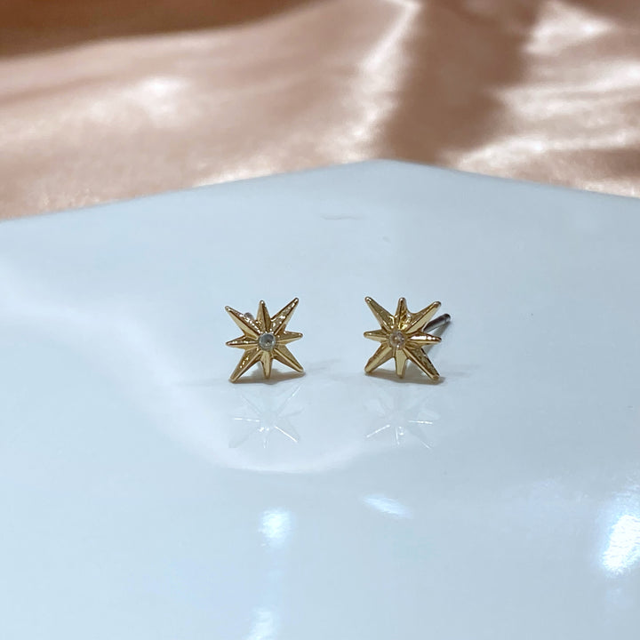 North Star Crystal Stud
