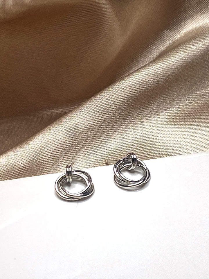 Hazel Three Ring Post Earrings