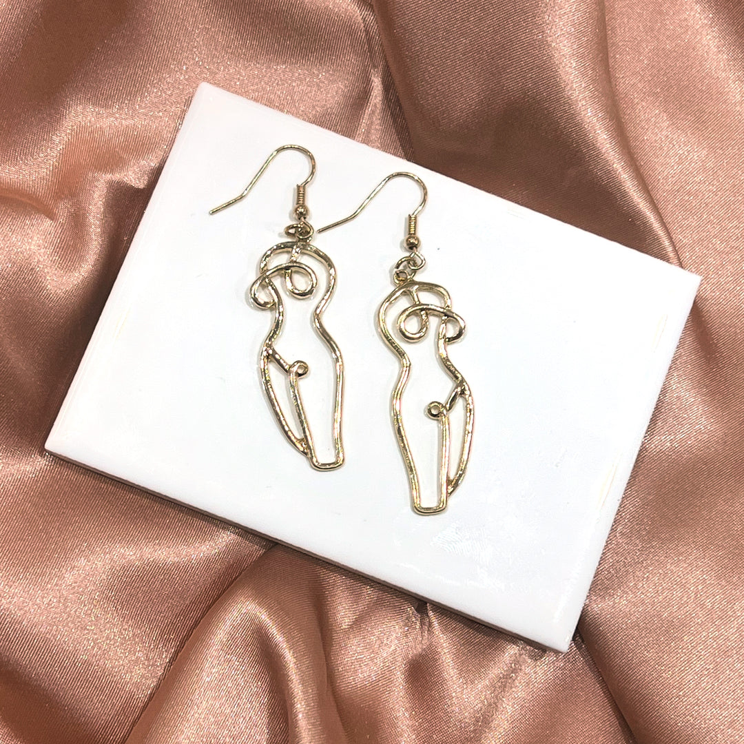Kim Woman Silhouette Earring