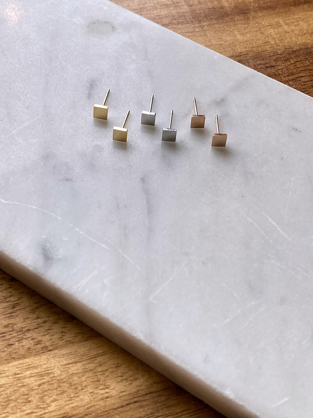 Square Dainty Stud