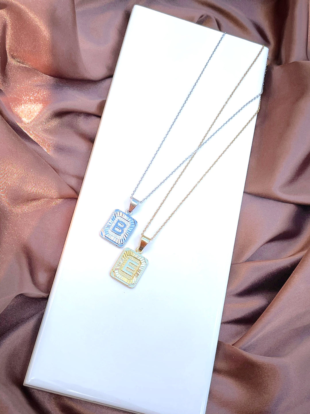 Mari Metal Initial Necklace