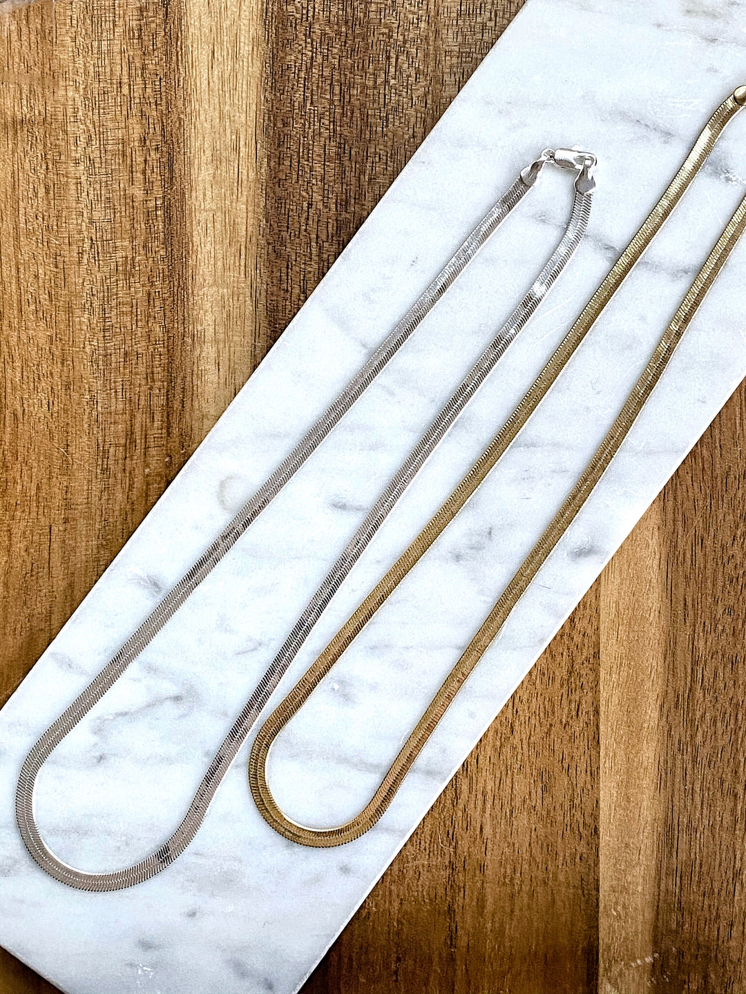 24” Herringbone Layering Chain