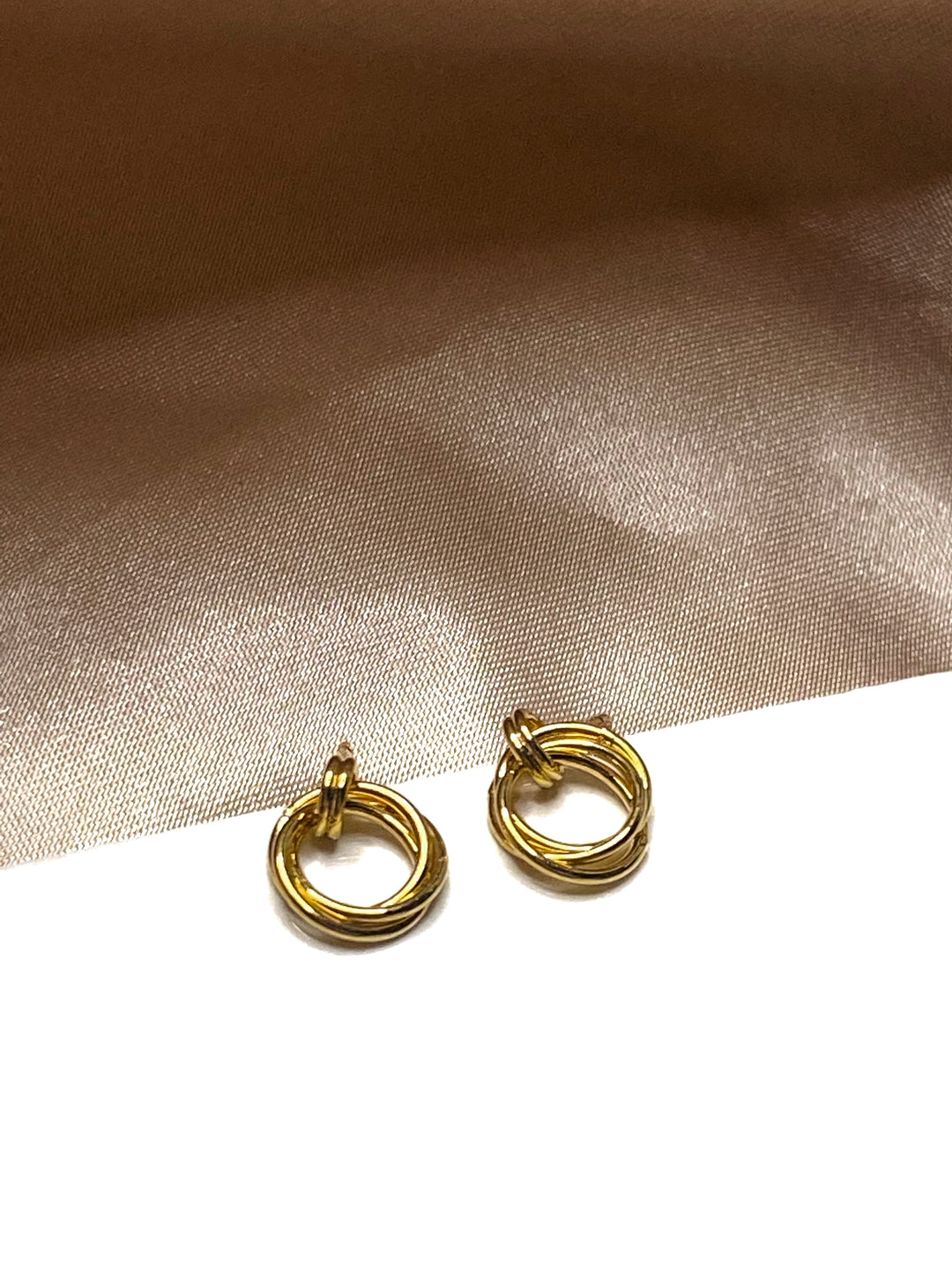 Hazel Three Ring Post Earrings