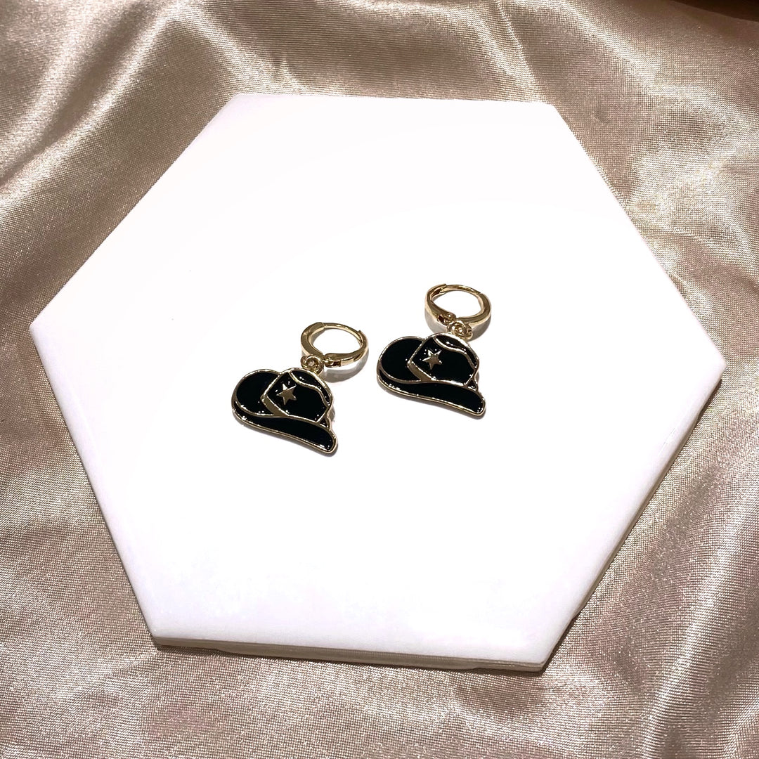 Cowboy Hat Earring