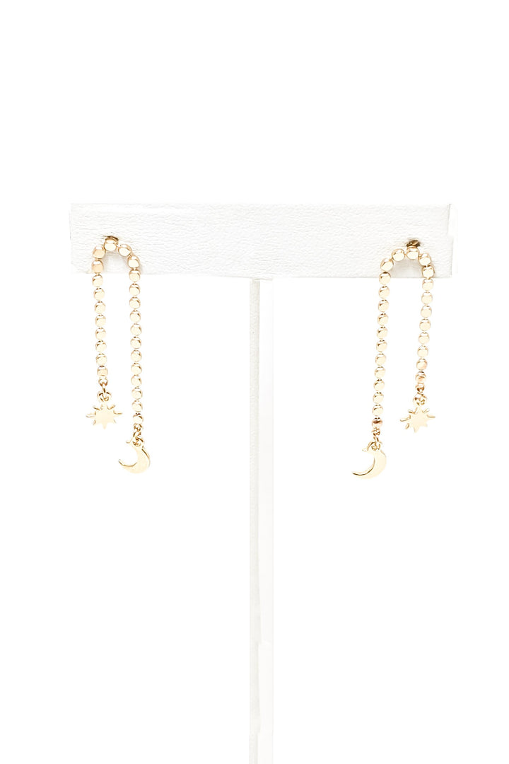 Kristie Star and Moon Earring