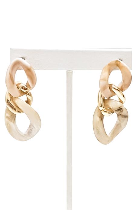 Payton Mixed Chain Earrings