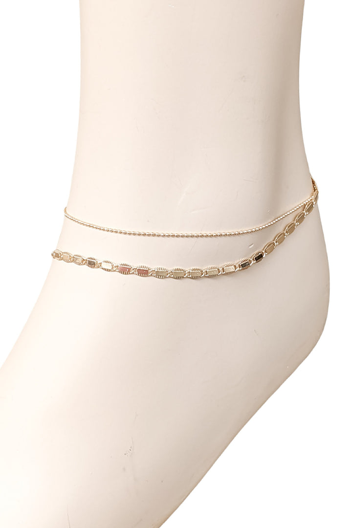 Erica Layered Anklet