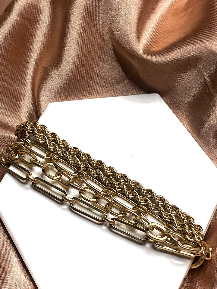 Peyton Layered Chain Bracelet